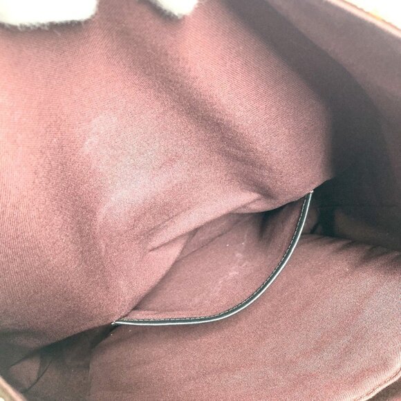 LOUIS VUITTON Black Monogram Leather Backpack main image 14